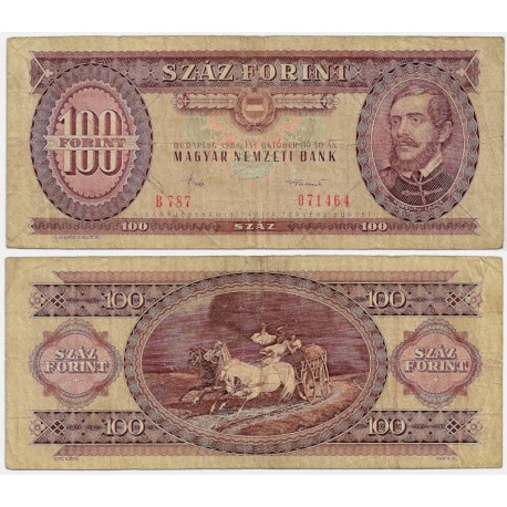 (171g) Hungría. 1984. 100 Forint (BC)