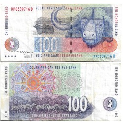 (126b) Sudáfrica. 1994-99. 100 Rand (BC+)