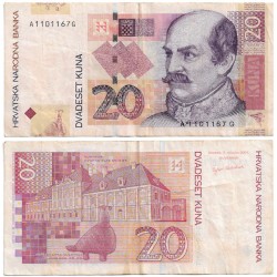 (39a) Croacia. 2001. 20 Kuna (MBC)