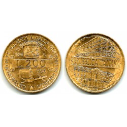 (184) Italia. 1996. 200 Lira (SC)