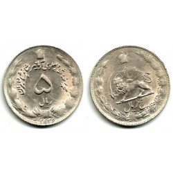 (1176) Irán. 1977(2536). 5 Rials (MBC+)