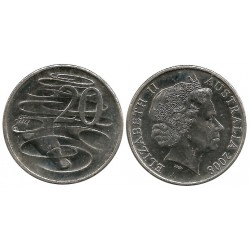 (403) Australia. 2008. 20 Cents (EBC)