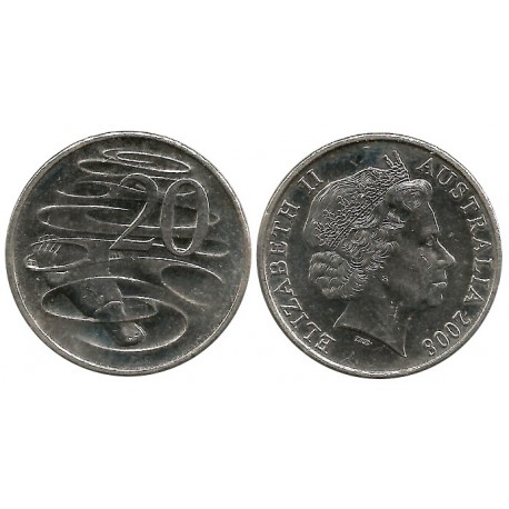 (403) Australia. 2008. 20 Cents (EBC)