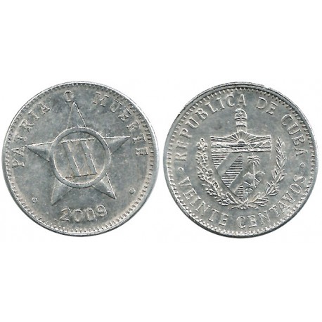 (35.2) Cuba. 2009. 20 Centavos (MBC)