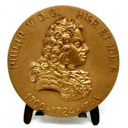 Medalla Conmemorativa de Felipe V de Borbón (SC) 50mm