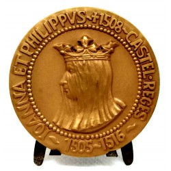 Medalla Conmemorativa de Juana y Felipe (SC) 50mm