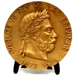 Medalla Conmemorativa de Carlos VII (SC) 50mm