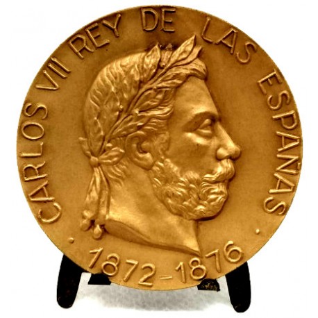 Medalla Conmemorativa de Carlos VII (SC) 50mm