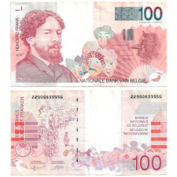 (147) Bélgica. 1995-2001. 100 Francs (MBC)
