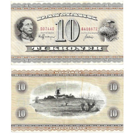 (44ai) Dinamarca. 1974. 10 Kroner (MBC)