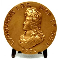 Medalla Conmemorativa de Luis I de Borbón (SC) 50mm