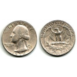 (164a) Estados Unidos de América. 1970(D). Quarter Dollar (MBC)