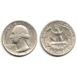 (164a) Estados Unidos de América. 1969(D). Quarter Dollar (MBC)