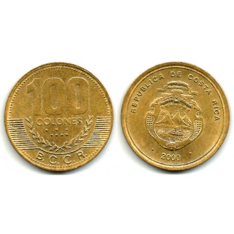 (240) Costa Rica. 2000. 100 Colones (MBC+)