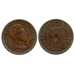 Alfonso XIII. 1904*04). 2 Céntimos (BC+) Ceca de Madrid SM-V