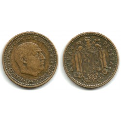 Estado Español. 1947*(19-52). 1 Peseta (BC)