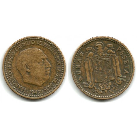 Estado Español. 1947*(19-52). 1 Peseta (BC)