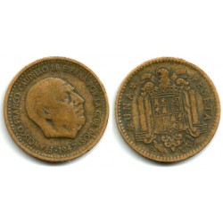 Estado Español. 1947*(19-49). 1 Peseta (BC/BC-)