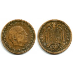 Estado Español. 1947*(19-53). 1 Peseta (BC)