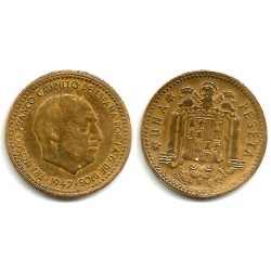 Estado Español. 1947*(19-56). 1 Peseta (BC/BC-)