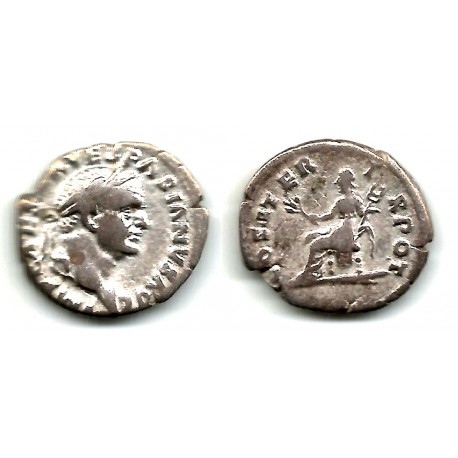 Vespasiano. 69-79 d.C. Denario (MBC-) (Plata)
