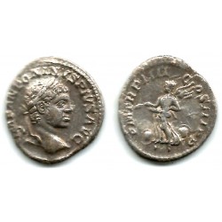 Caracalla. 198-217 d.C. Denario (MBC+) (Plata)
