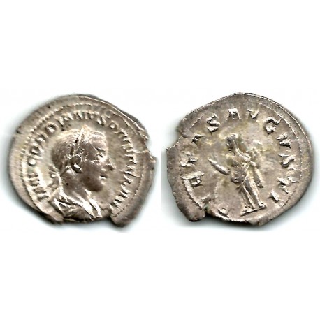 Gordiano III. 238-244 d.C. Denario (EBC-) (Plata)