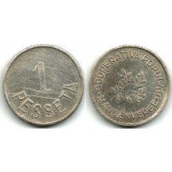 Cooperativa Popular Mandenverge. 1 Peseta (MBC)