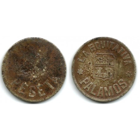 La Equitativa. Palamós. 1 Peseta (BC-/BC)