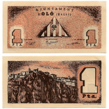Oló. 1937. 1 Peseta (SC)