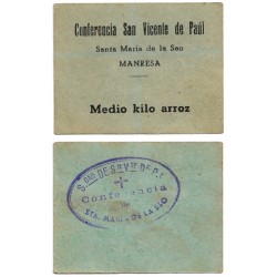 Conferencia San Vicente de Paúl. Santa María de la Seo. Manresa. Medio Kilo de Arroz (EBC)