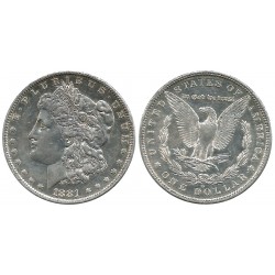(110) Estados Unidos de América. 1881(O). 1 Dollar (EBC) (Plata)