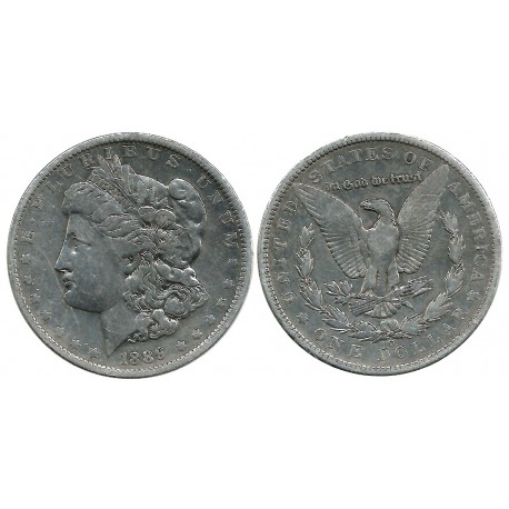 (110) Estados Unidos de América. 1889(O). 1 Dollar (MBC-) (Plata)