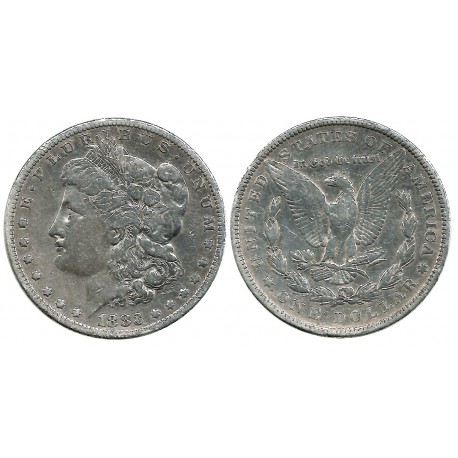 (110) Estados Unidos de América. 1883. 1 Dollar (BC) (Plata)