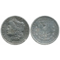 (110) Estados Unidos de América. 1882(O). 1 Dollar (BC) (Plata)