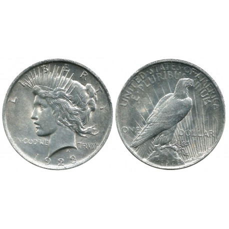 (150) Estados Unidos de América. 1923. 1 Dollar (EBC) (Plata)