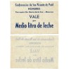 Conferencia de San Vicente de Paúl. Hombres. Parroquia de Santa María de la Seo. Manresa. Medio Litro de Leche (EBC+)