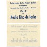 Conferencia San Vicente de Paúl. Hombres. Parroquia de Santa María de la Seo. Medio Litro de Leche (EBC+)