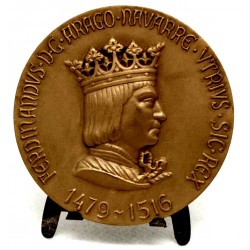 Medalla Conmemorativa de Fernando el Católico (SC) 50mm