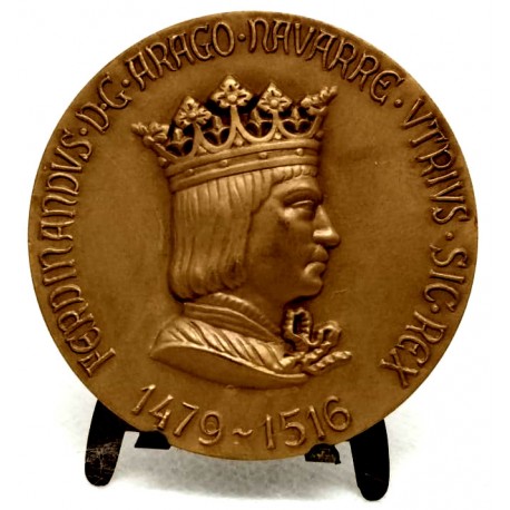 Medalla Conmemorativa de Fernando el Católico (SC) 50mm