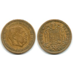 Estado Español. 1963*(19-66). 1 Peseta (BC/BC+)