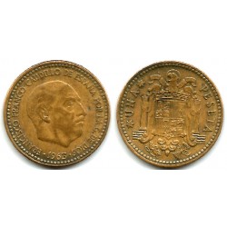 Estado Español. 1963*(19-67). 1 Peseta (BC/BC+)