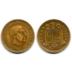 Estado Español. 1966*(19-67). 1 Peseta (MBC-)
