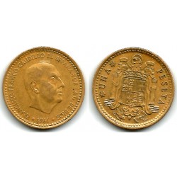 Estado Español. 1966*(19-70). 1 Peseta (MBC-)