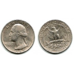 (164a) Estados Unidos de América. 1980(D). Quarter Dollar (MBC)