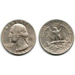 (A164a) Estados Unidos de América. 1981(D). Quarter Dollar (MBC)