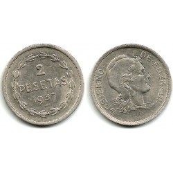 Gobierno de Euzkadi. 1937. 2 Pesetas (MBC+)