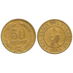 (24) Paraguay. 1944. 50 Centimos (BC)
