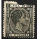 (50) Cuba Colonial. 1879. 5 Céntimos de Peseta (Usado, con rotura)