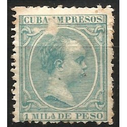 (141) Cuba Colonial. 1896-97. 1 Milésima de Peso (Usado)
